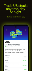 اسکرین شات 2 برنامه Robinhood Trading & Investing