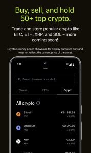 اسکرین شات 3 برنامه Robinhood: Stock Token, Crypto