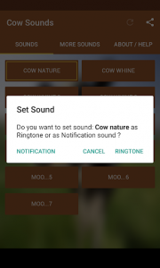 اسکرین شات برنامه Cow Sounds 2