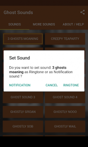 اسکرین شات برنامه Ghosts Sounds 2