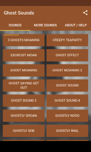 اسکرین شات برنامه Ghosts Sounds 1