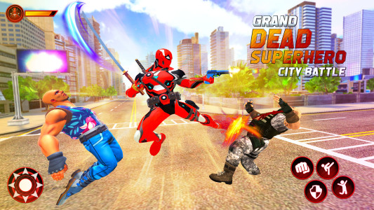 اسکرین شات برنامه Grand Superhero Ninja Dead Hero Fight 8