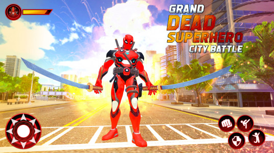 اسکرین شات برنامه Grand Superhero Ninja Dead Hero Fight 1