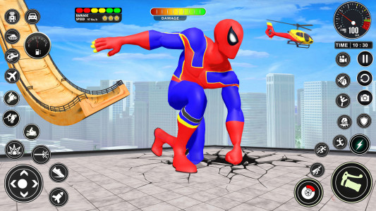 اسکرین شات برنامه Spider Fighting Superhero Game 7