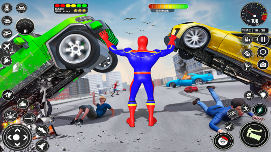 اسکرین شات 3 برنامه Spider Fighting Superhero Game