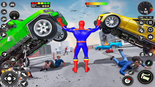 اسکرین شات برنامه Spider Fighting Superhero Game 3