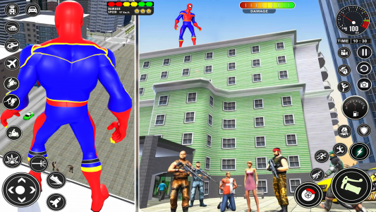 اسکرین شات برنامه Spider Fighting Superhero Game 4