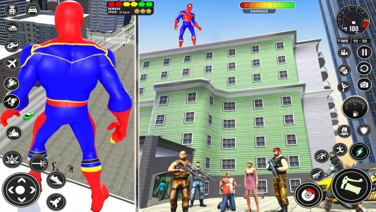 اسکرین شات 4 برنامه Spider Fighting Superhero Game