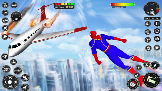 اسکرین شات برنامه Spider Fighting Superhero Game 5