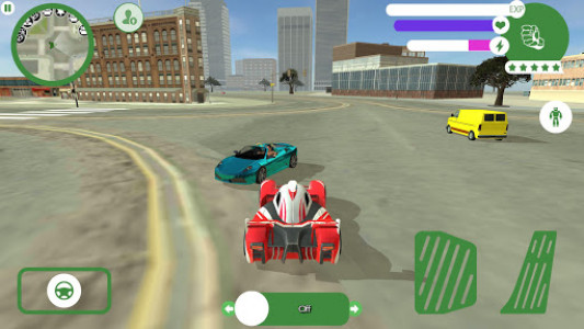 اسکرین شات برنامه Robot Super Car Transforme Faster Supercar 1