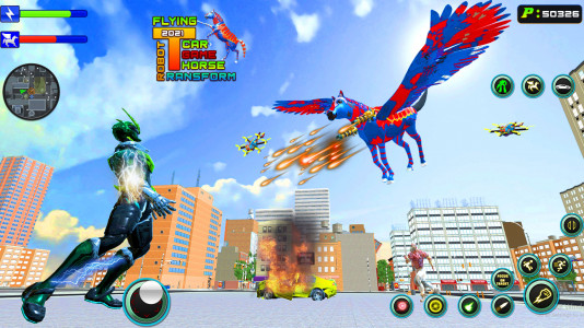 اسکرین شات بازی Flying Robot Horse Transform 3