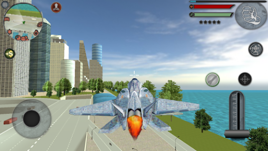 اسکرین شات بازی Robot Airplane Simulator Flying Robot Transforming 4