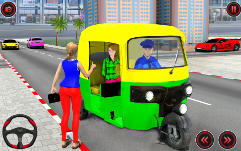 اسکرین شات برنامه Auto Tuk Tuk Rickshaw Games 5