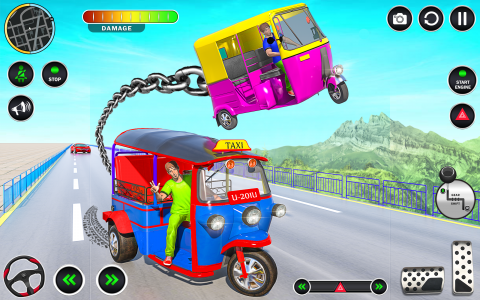اسکرین شات برنامه Auto Tuk Tuk Rickshaw Games 2
