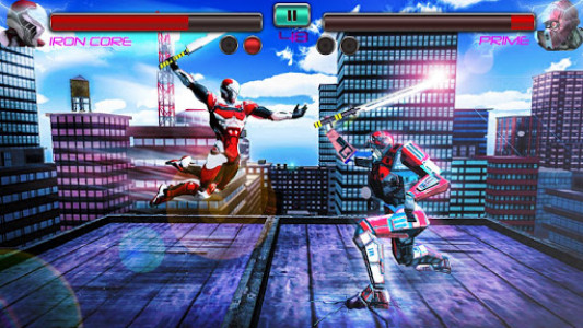 اسکرین شات برنامه Robot Fighting Game - Steel Robots Kung Fu Fight 1