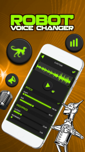 اسکرین شات 3 برنامه Robot Voice Changer