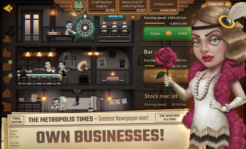 اسکرین شات بازی Metropolis Tycoon: Mining Game 3