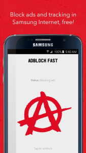 اسکرین شات برنامه Adblock Fast 1