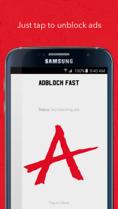 اسکرین شات برنامه Adblock Fast 3