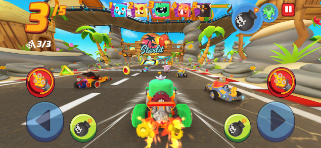 اسکرین شات بازی Starlit Kart Racing 3