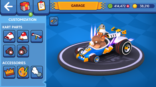 اسکرین شات بازی Starlit On Wheels: Super Kart 7