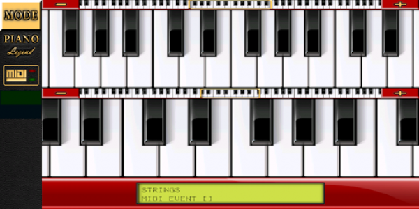 اسکرین شات برنامه Piano MIDI Legend 2