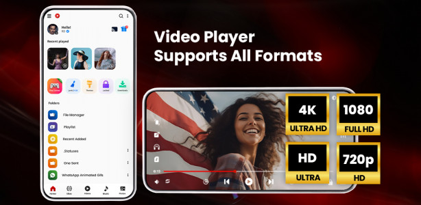 اسکرین شات برنامه HD Video Player All Formats 8