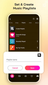 اسکرین شات برنامه Music Player - MP4, MP3 Player 5