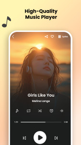 اسکرین شات 2 برنامه Music Player-MP3, Audio Player