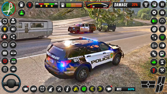 اسکرین شات بازی US Police Car Driving Car Game 5