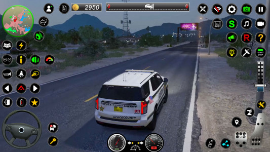 اسکرین شات بازی US Police Car Driving Car Game 5