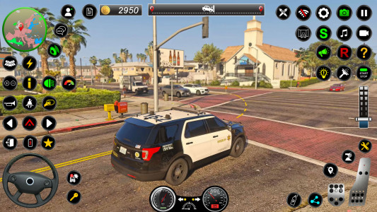 اسکرین شات بازی US Police Car Driving Car Game 1