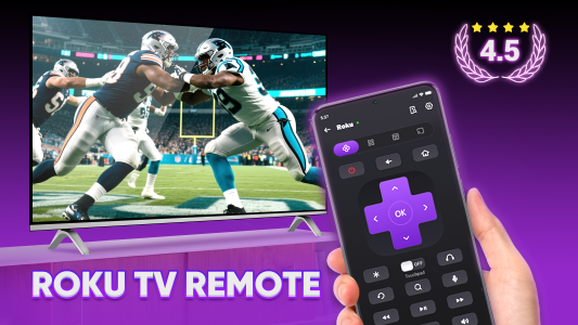 اسکرین شات 1 برنامه TV Remote: Roku Remote Control
