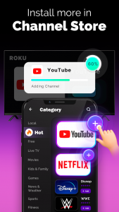 اسکرین شات برنامه TV remote control for Roku 2