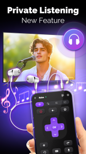 اسکرین شات 3 برنامه TV Remote: Roku Remote Control