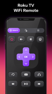 اسکرین شات برنامه TV remote control for Roku 1