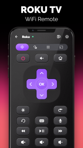 اسکرین شات برنامه TV remote control for Roku 1