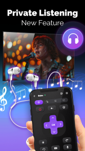 اسکرین شات برنامه TV remote control for Roku 3