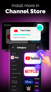 اسکرین شات 2 برنامه TV Remote: Roku Remote Control