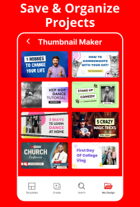 اسکرین شات برنامه Thumbnail Maker, Banner Maker 8