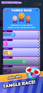 اسکرین شات 3 بازی Tangle Master 3D