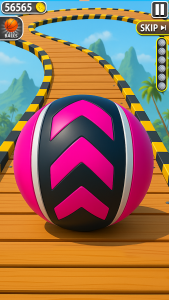 اسکرین شات 2 بازی Rolling Ball Game Sky Ball Run