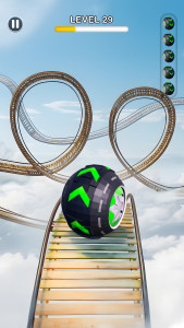 اسکرین شات 2 بازی Rolling Ball Sky Escape