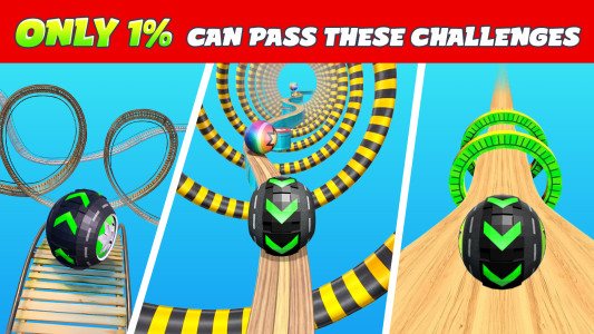 اسکرین شات 8 بازی Rolling Ball Sky Escape