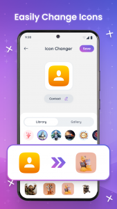 اسکرین شات 3 برنامه Icon Spinning: Change App Icon