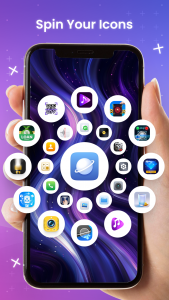 اسکرین شات 2 برنامه Icon Spinning: Change App Icon