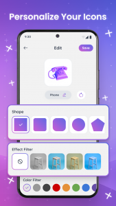 اسکرین شات 4 برنامه Icon Spinning: Change App Icon