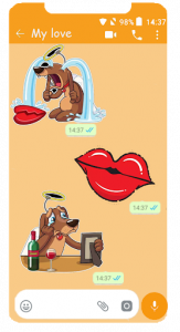 اسکرین شات برنامه Love Stickers For Whatsapp 2020 3
