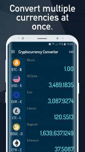 اسکرین شات 3 برنامه Cryptocurrency Rate Converter
