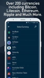 اسکرین شات 6 برنامه Cryptocurrency Rate Converter